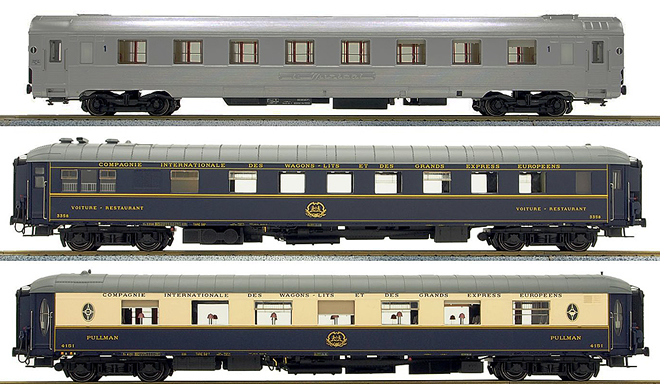 LS Models 41102 - 3pc Passenger Coach Set Mistral 56 of the SNCF